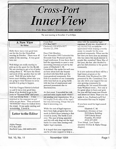Cross-Port InnerView, Vol. 10 No. 11 (November, 1994)