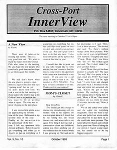 Cross-Port InnerView, Vol. 9 No. 10 (October, 1993)