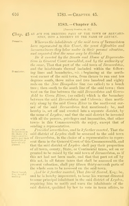 1783 Chap. 0045 An Act For Erecting Part Of The Town Of Bernardston, Into A District By The Name Of Leyden.