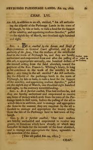 1809 Chap. 0057. An Act, In Addition To An Act, Entitled, "An Act Authorizing The Disposal Of The Parsonage Lands In The Town Of Fryburgh, By Sale Or Lease, To Raise A Fund For The Support Of The Ministry, And Appointing Trustees Therefor," Passed On The Eight Hundred And Eight.