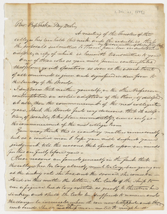 Joseph Vaill letter to Nathan Welby Fiske, 1844 December 21