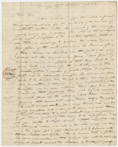 Edward Hitchcock letter to Benjamin Silliman, 1822 October 17
