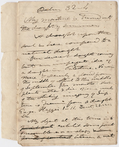 Edward Hitchcock sermon notes, 1838 August 9