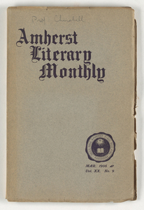 The Amherst literary monthly, 1906 March