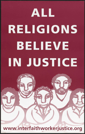 All religions believe in justice
