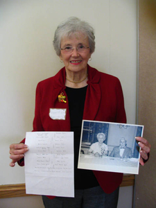 Dorothy Buckley at the Peabody Mass. Memories Road Show