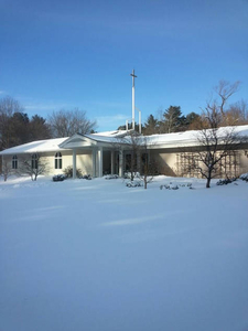 Peace Lutheran Church in winter