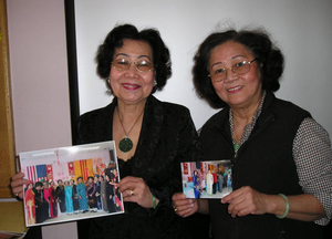 Nga Phan and Thee Hong Nguyen at the Dorchester (Kit Clark Center) Mass. Memories Road Show