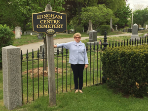 Andrea Young at Hingham Centre Cemetery