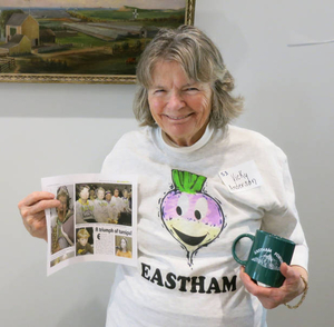 Vicky Anderson at the Eastham Mass. Memories Road Show