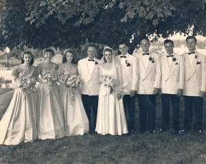 Wedding picture of Walter and Joyce