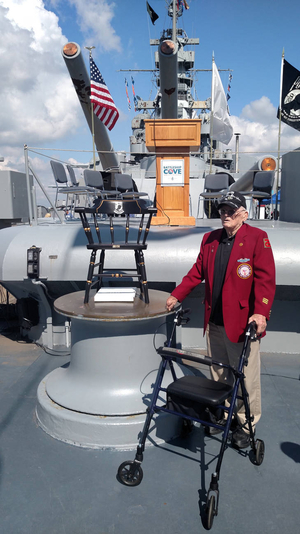 Dedication of POW chair, September 2017