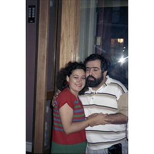 Efrain Collado and an unidentified woman.
