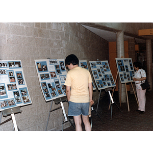 Exhibit at a Chinese Progressive Association anniversary party