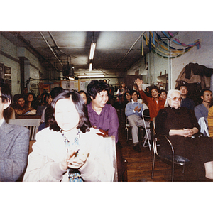 Chinese Progressive Association members at a meeting