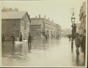 Stony Brook Flood, Ruggles Street, Roxbury, Mass., Feb. 1886