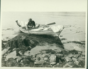 Dory on York River, York, Maine, 1892
