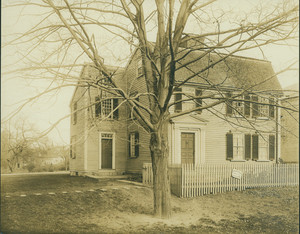 Exterior view of the Edward Devotion House, Brookline, Mass., 1914