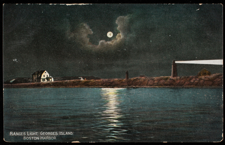 Ranges Light, Georges Island, Boston Harbor, Boston, Mass.