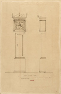 "Hall Clock of Oak"