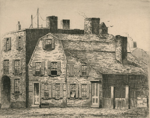 Hartt House, built 1724, Hull St.: razed 1893