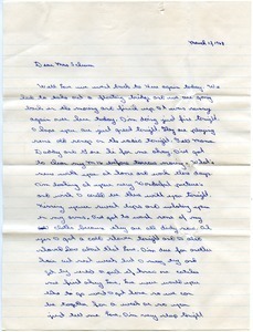 Letter from Ronald Wayne Schrum to Carolyn Ann Garrett