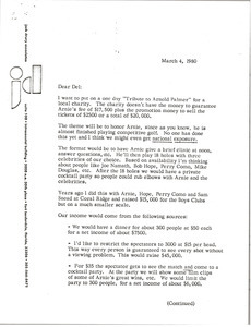 Letter from Jack Drury to Delvin Miller
