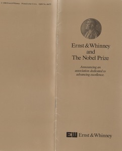 Ernst and Whinney and the Nobel Prize
