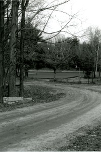 Photograph of the road to the recreation area of Fay Field in New Salem
