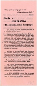 Study... Esperanto, the international language!