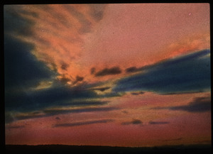 Sunset, Pelham (pink and blue sky)