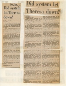 Did the system let Theresa down?