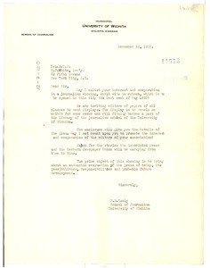 Letter from F. D. Isely to N.A.A.C.P.