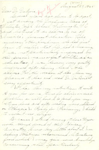 Letter from Aaron A. McCrae to W. E. B. Du Bois