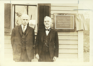 Jewell B. Knight (class of 1892) and Ephraim P. Felt (class of 1891)