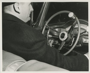 Dick Weir in car