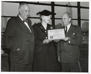 Mary Switzer recieves the Friend of the Disabled Award