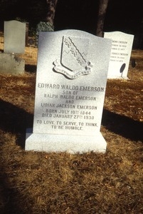 Sleepy Hollow Cemetery (Concord, Mass.) gravestone: Emerson, Edward Waldo (1844-1930)