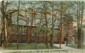 YMCA Training School Gymnasium Postcard, c. 1910