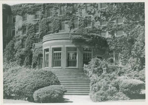 Alumni Hall's MacLean Terrace, c. 1958