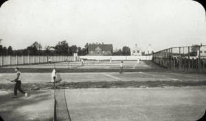Tennis Players at Pratt Field