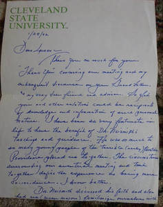 Letter from John McLendon to Lauren Naismith, (Jan. 28, 1992)