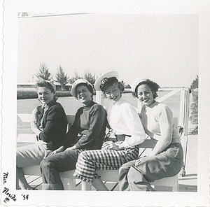 Christine Jorgensen with Three Other People