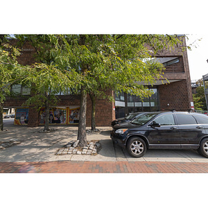 Harriet Tubman House facade on Massachusetts Avenue, right