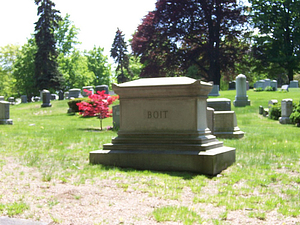 Grave of Elizabeth Boit, Lakeside Cemetery, Wakefield, Mass.