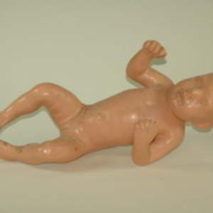 Dickinson-Belskie style life-size model of infant, 1945-2007