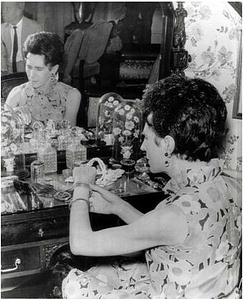 Dawn Pepita Hall at Her Dressing Table (November 22, 1968)