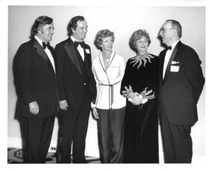 Group portrait at the Suffolk University Law Review Dinner, 1978