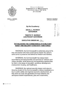 Executive Order (new series) No. 541