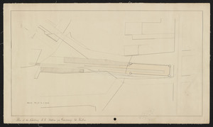 Plan of the Fitchburg R.R. station on Causeway St., Boston.